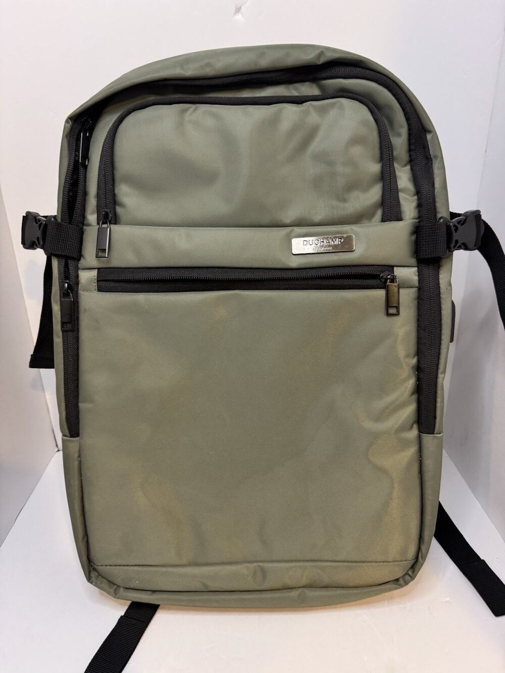 Duchamp London Getaway Expandable Travel Backpack Suitcase Carry-On Excellent